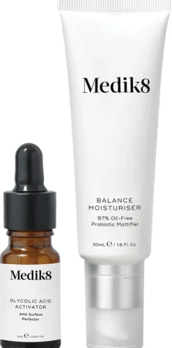 Balance Moisturiser with Glycolic Acid Activator|Medik8 Hot