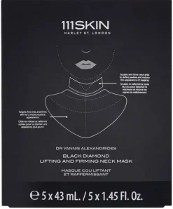 Black Diamond Lifting & Firming Neck Mask Box|111Skin