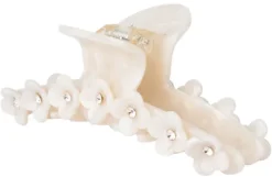 Bright Flower Clip - White|SUI AVA Clearance