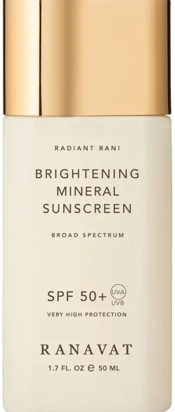 Brightening Mineral Sunscreen SPF 50+|RANAVAT Discount