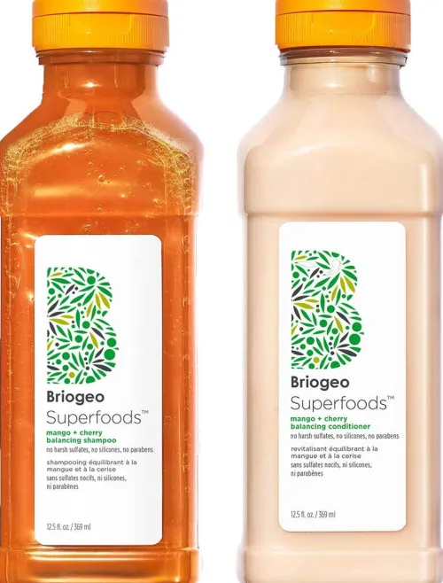 Superfoods™ Mango + Cherry Balancing Shampoo + Conditioner Duo|Briogeo Sale