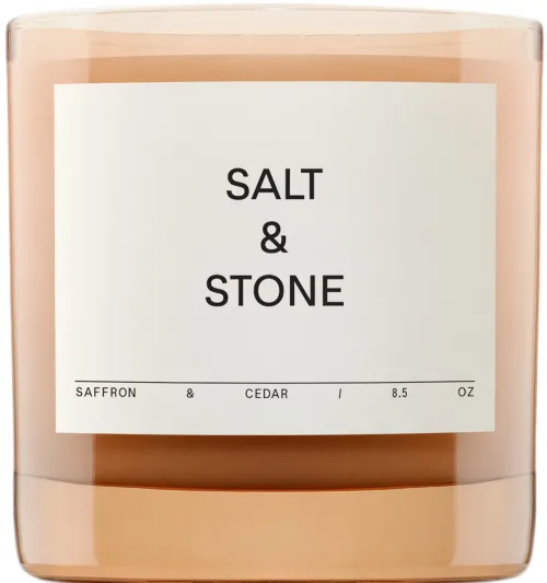 Candle - Safron & Cedar|SALT & STONE