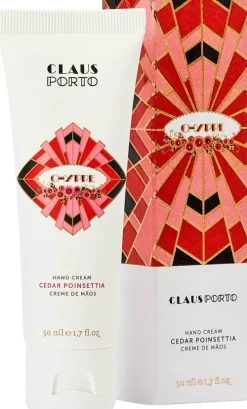 Chypre Cedar Poinsettia Hand Cream|Claus Porto Hot