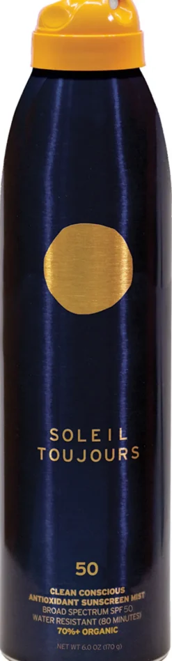 Clean Conscious Antioxidant Sunscreen Mist SPF 50|Soleil Toujours Hot