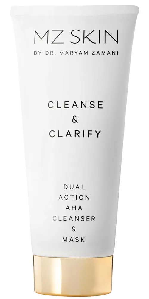 Cleanse & Clarify Dual Action AHA Cleanser & Mask|MZ Skin Best
