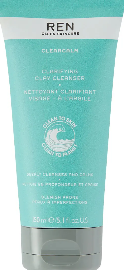 Clear Calm 3 Clarifying Clay Cleanser|Ren Clean Skincare