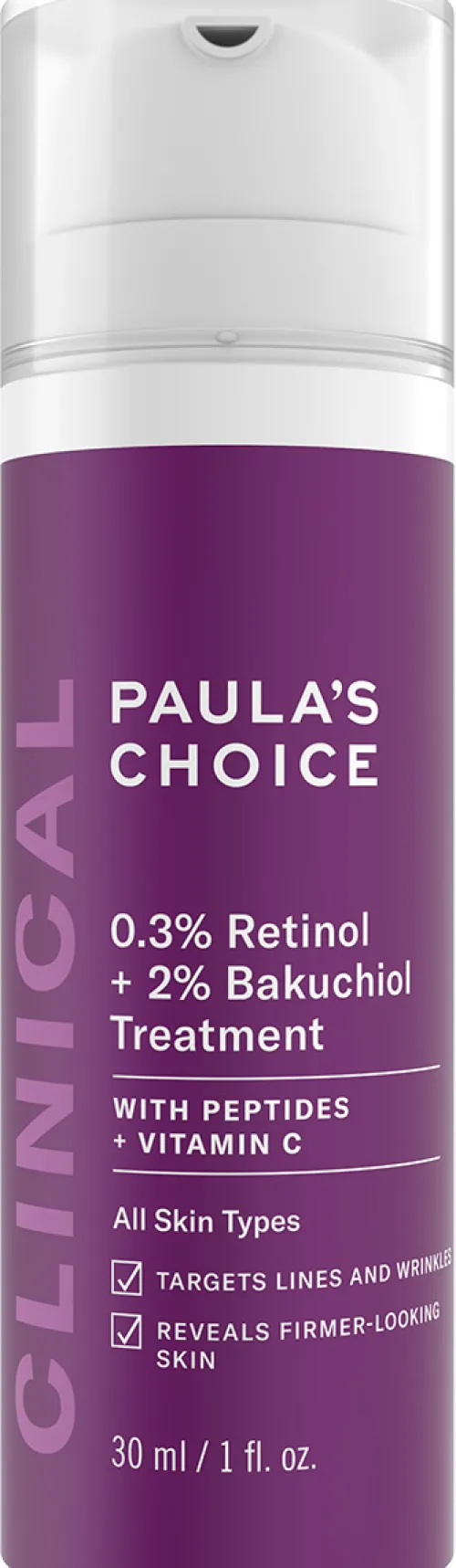 Clinical 0.3% Retinol + 2% Bakuchiol Treatment|Paula's Choice Best