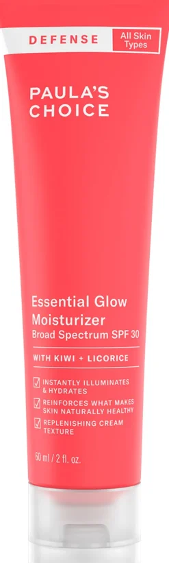 Defense Essential Glow Moisturizer SPF 30|Paula's Choice Best