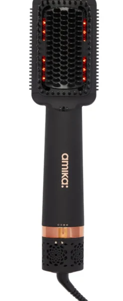double agent 2-in-1 blow dryer + straightening brush|amika Discount