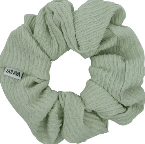 Ea Zig-Zag Scrunchie - Spearmint|SUI AVA Hot