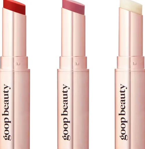 genes Clean Nourishing Lip Balm Trio Tomato + Peony|goop Hot