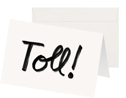 Greeting Card Toll!|Kera Till Clearance