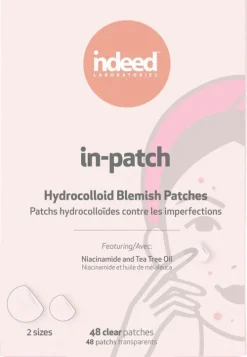 In-Patch hydrocolloid blemish patches|Indeed Labs