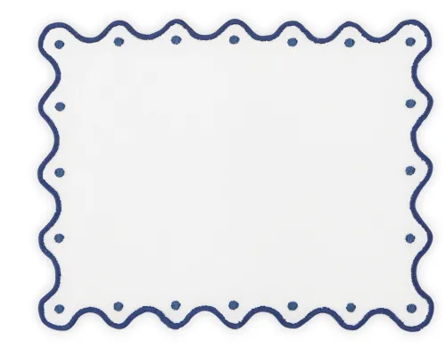 JAIPUR COCKTAIL NAPKIN - BLUE AND WHITE|AQUAZZURA CASA