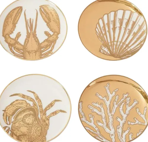 MARITIME COCKTAIL COASTERS - SET OF 4|Jonathan Adler Clearance