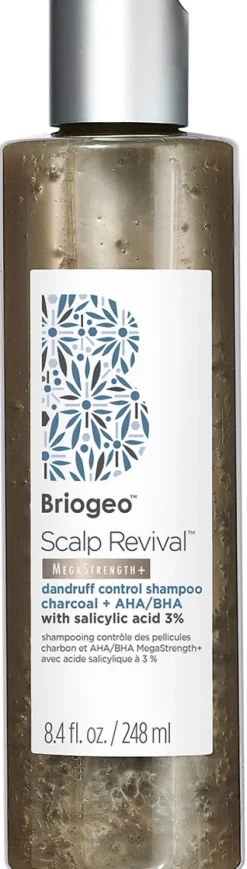 MegaStrength + Dandruff Control Shampoo Charcoal + AHA/BHA|Briogeo Hot