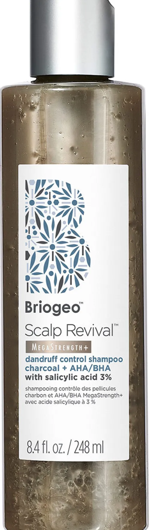 MegaStrength + Dandruff Control Shampoo Charcoal + AHA/BHA|Briogeo Hot