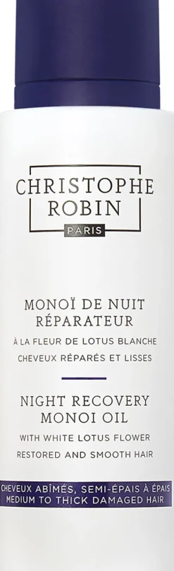 Night Recovery Monoi Oil with White Lotus Flower|Christophe Robin New
