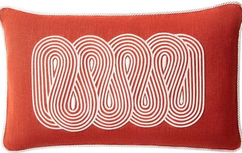 POMPIDOU PATH PILLOW - 30x50|Jonathan Adler Online
