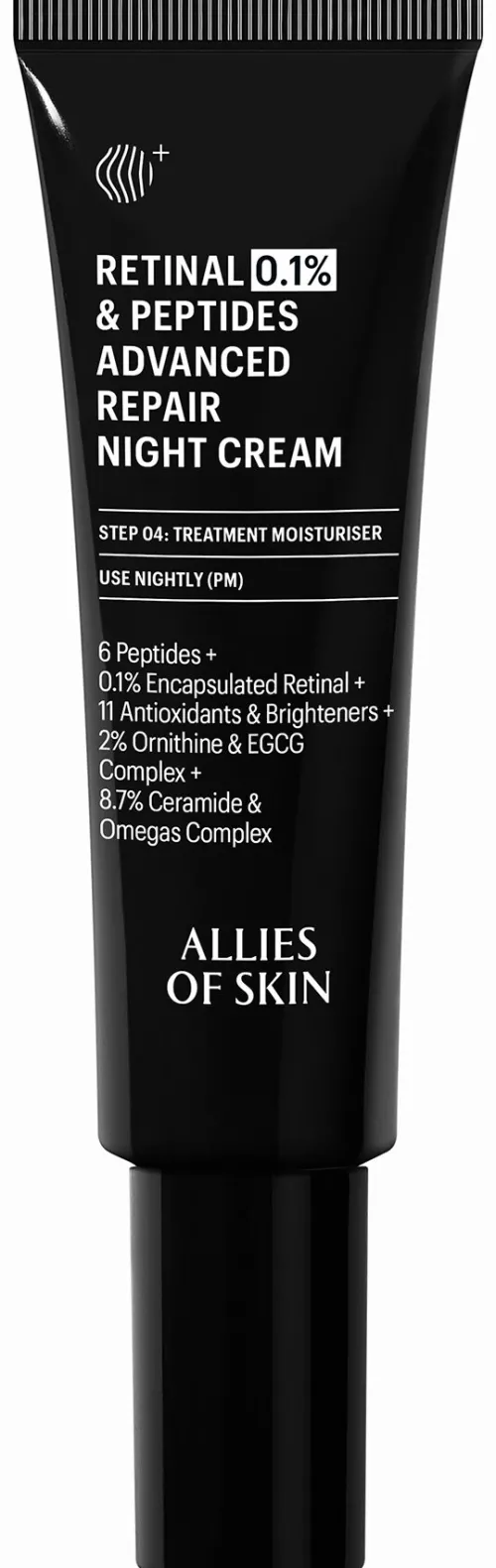Retinal 0.1% & Peptides Advanced Repair Night Cream|Allies Of Skin Outlet