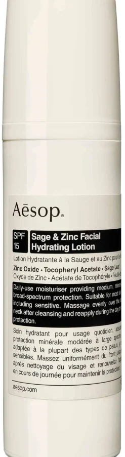 Sage & Zinc Facial Hydrating Lotion SPF15|Aesop Sale