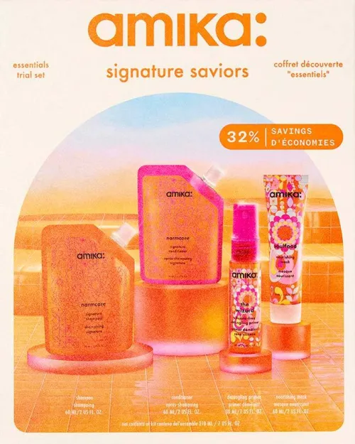 signature saviors routine trial set|amika Sale