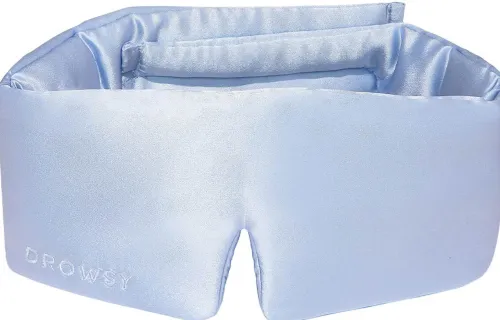 Silk Sleep Mask - Blue Belle|Drowsy Discount