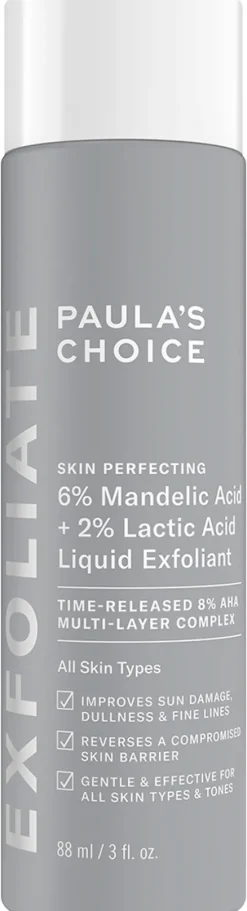 Skin Perfecting 6% Mandelic Acid + 2% Lactic Acid Liquid Exfoliant|Paula's Choice Clearance