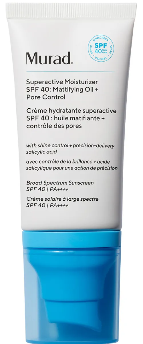 Superactive SPF 40 Moisturizer: Mattifying Oil + Pore Control|Murad Online