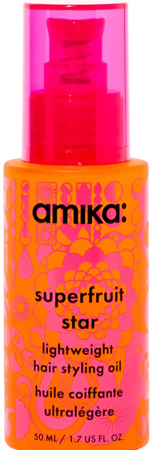 superfruit star lightweight hair styling oil|amika Discount